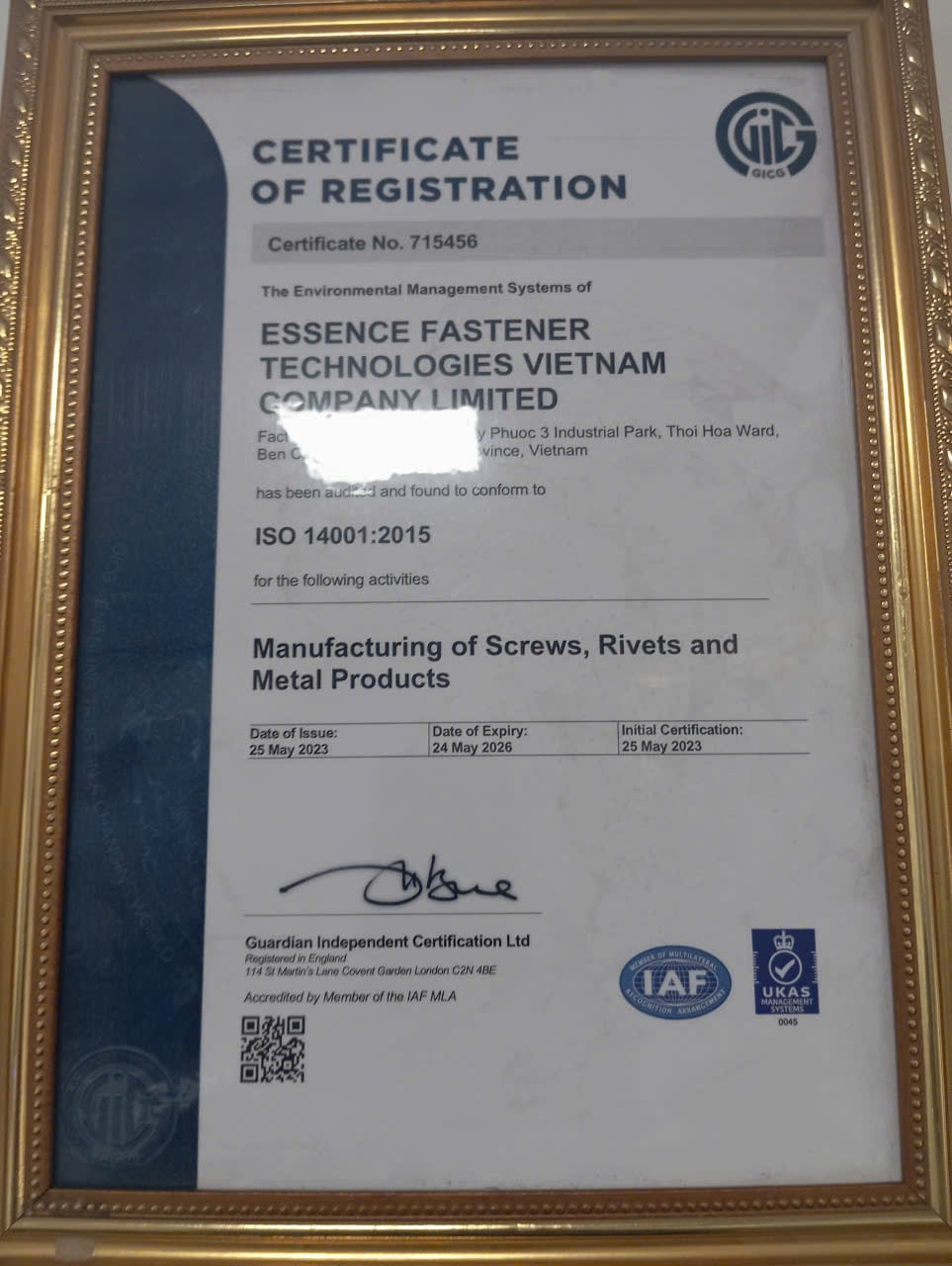 Certification 2